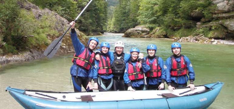 Rafting na rieke Salza v Rakúsku 