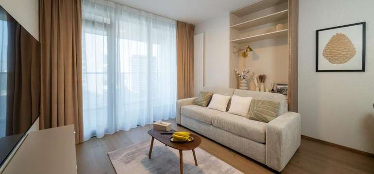 Eurovea Tower Apartment - obývačka
