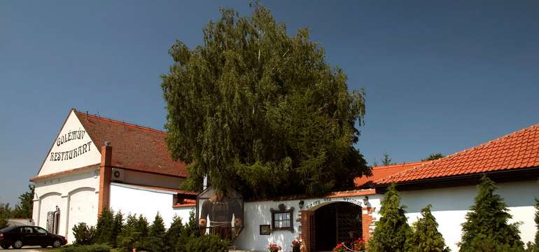 Golemův restaurant svým hostům nabízí reprezentativní prostředí.
