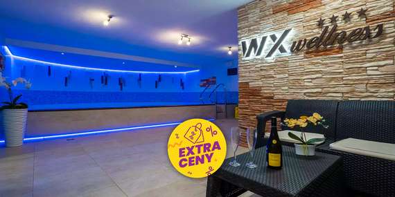 EXTRA CENA: Privátny vstup do wellness s proseccom a fitness pre 2 osoby vo WX Hoteli/Bratislava - Devínska Nová Ves