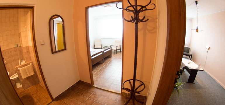 Príjemne zariadené izby hotela Milotel*** v Olomouci