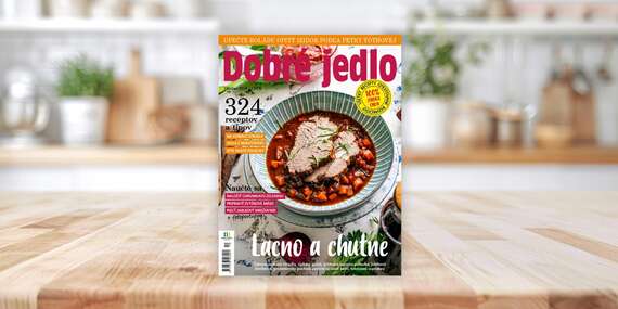 BLACK FRIDAY: Ročné predplatné mesačníka DOBRÉ JEDLO/Slovensko