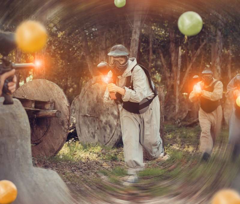 Paintball preverí vašu rýchlosť a obratnosť (ilustračné foto)