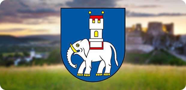 Slon v erbe mesta Beckov