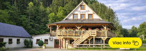 Penzión Mlynárka s tradičnou kuchyňou a zľavou do kúpeľov Aphrodite