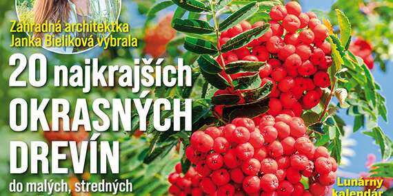 Ročné predplatné inšpiratívneho časopisu Záhrada/Slovensko