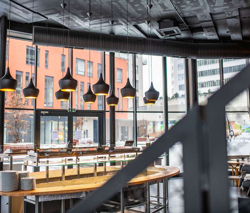 Interiér Loove restaurant