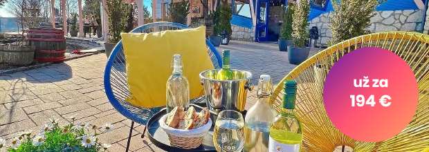 Hilltop vinárstvo: Romantický pobyt kúsok od hraníc s degustáciou vína a raňajkami