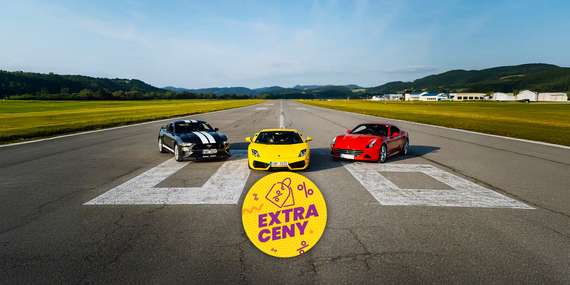 EXTRA CENA: Jazda na letisku na najlepších športových autách na Slovensku so SportDrive - ako jazdec či spolujazdec/Letisko Žilina, Svidník