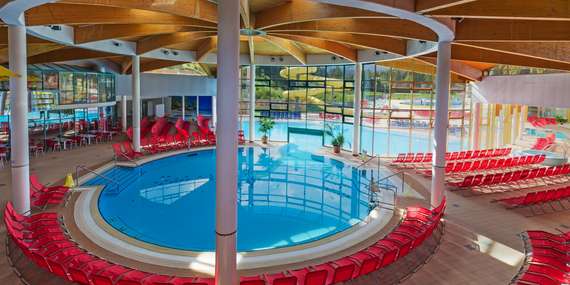 Termálny aquapark Meander Oravice s celoročnými bazénmi/Tvrdošín - Liesek - Vitanová - Oravice
