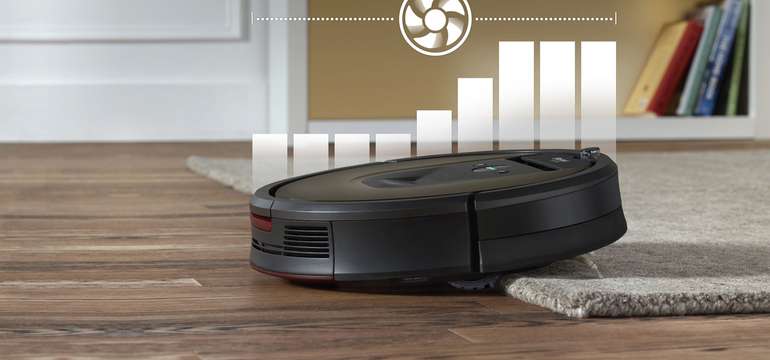 Funkcia Carpet Boost 10-násobne zvýši výkon na koberoch