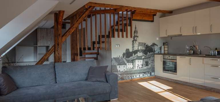 Penzión Barbakan v centre Kremnice  - Apartmán č. 5