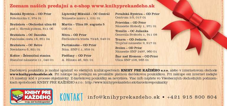 Zoznam kamenných kníhkupectiev 