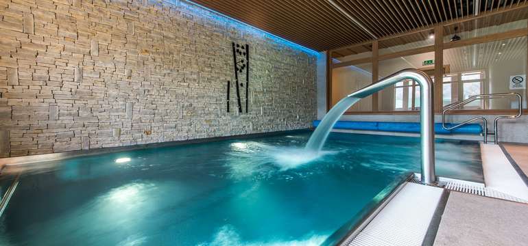Wellness centrum sa nachádza v hlavnej budove Resortu Levočská Dolina