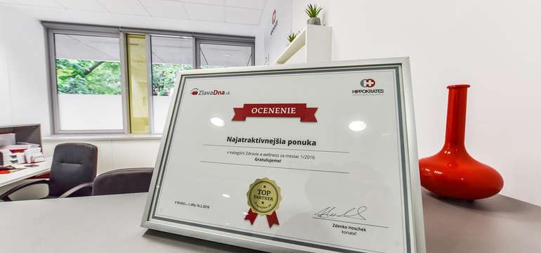 Ocenenie za najatraktívnejšu ponuku na ZľavaDňa