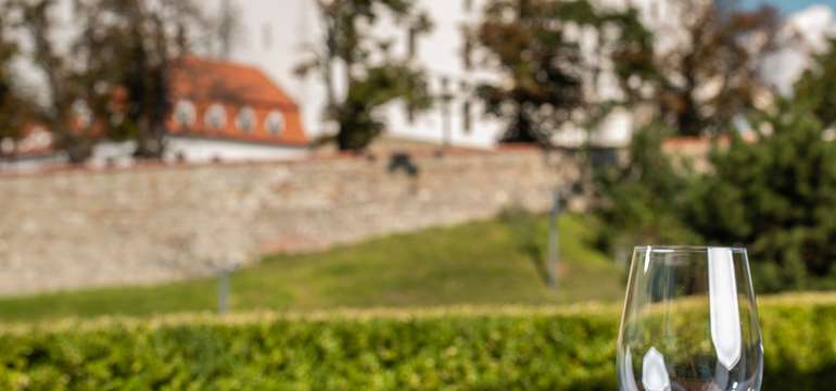 Chrumkavé kačacie hody s výhľadom na Bratislavu v Restaurant Parlament