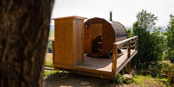 Luxusný únik do prírody v Diamond Cabin Orava s raňajkami a fínskou saunou/Orava - Párnica