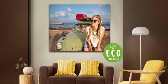 Fotoobraz na ekologickom plátne zo 100 % bavlny v rôznych rozmeroch/Slovensko