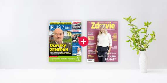 Ročné predplatné: Výhodný balík PLUS 7 DNÍ + ZDRAVIE / Slovensko