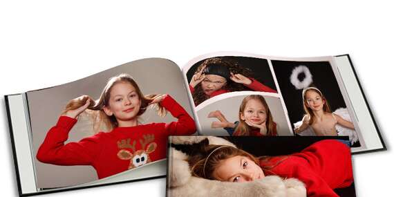 Velká fotokniha A4 na výšku s tvrdou vazbou a tiskem na křídovém papíře, osobní odběr v Praze/ČR