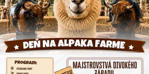 Vstup na Deň na Alpaka farme 12. septembra v Moste pri Bratislave/Most pri Bratislave