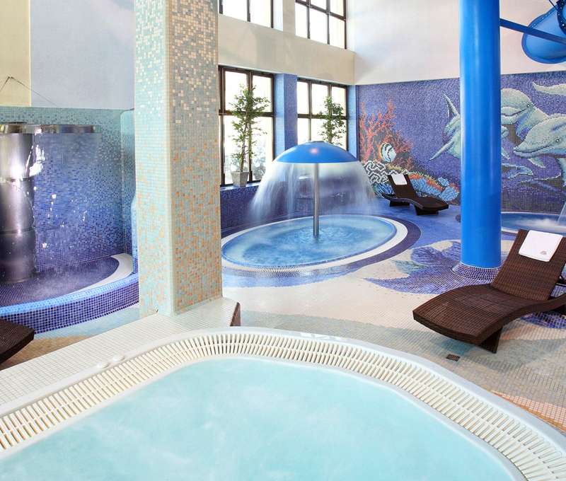 Poľský hotel Klimek**** má vlastný aquapark s bazénom, vírivkou a toboganom