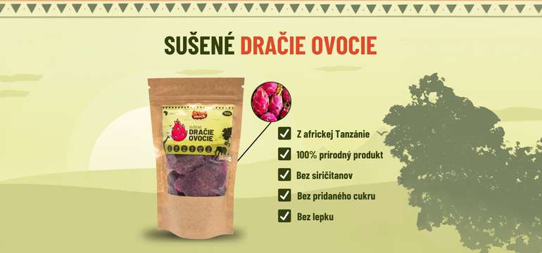 Sušené dračie ovocie priamo z Afriky