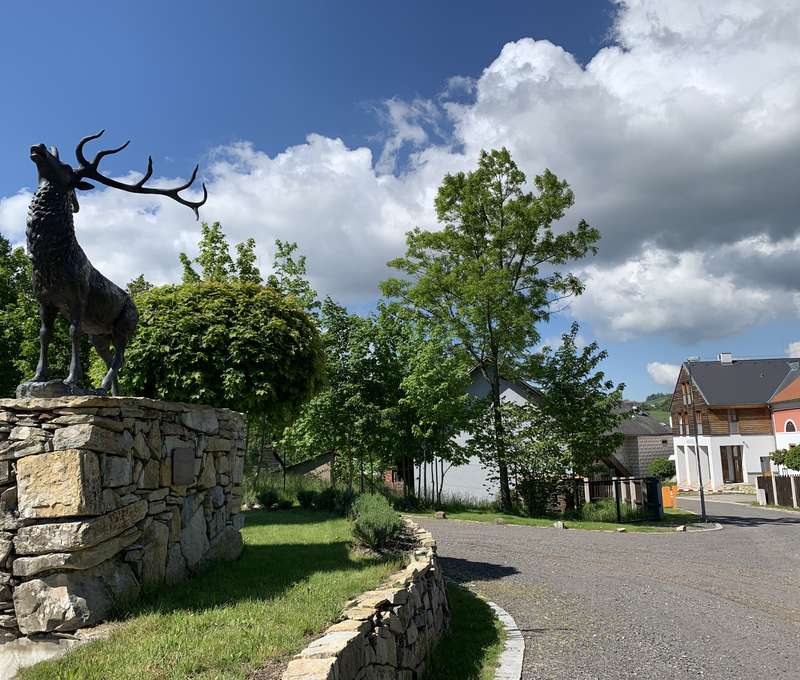 Hotel je situovaný v tichej oblasti na okraji lesa, v blízkosti rybníka a turistických cyklotrás