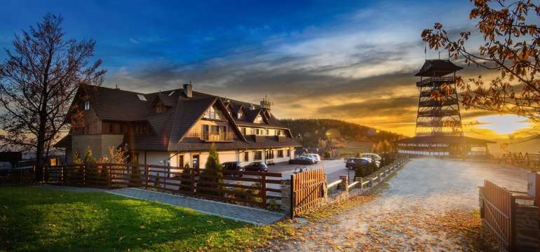 Hotel Beskidzki Raj*** Medical SPA sa nachádza v krásnej dedinke Zawoja