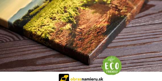 Fotokoláž alebo tablo na ekologickom plátne zo 100 % bavlny v rôznych rozmeroch/Slovensko