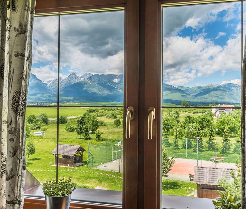 Výhľad z apartmánu