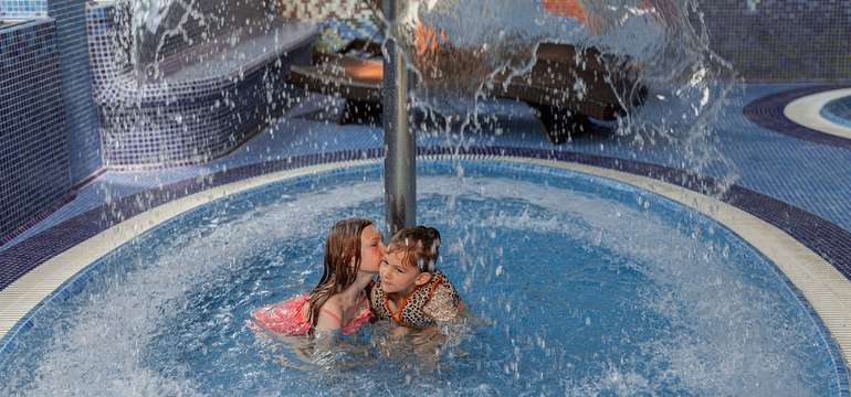 Poľský hotel Klimek**** má vlastný aquapark s bazénom, vírivkou a toboganom