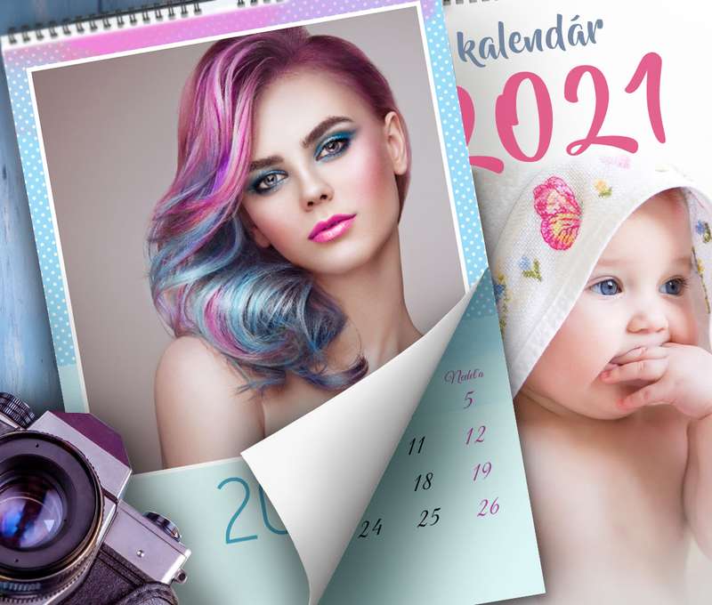 Nástenný fotokalendár s jednoduchou online editáciou fotografií, ktorú zvládne úplne každý