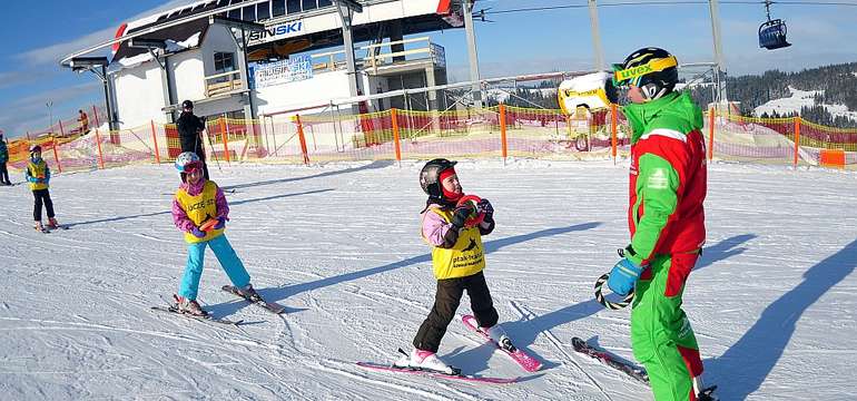 Rusin-Ski ponúka bezpečné svahy a časť vyhradenú pre lyžiarov - začiatočníkov