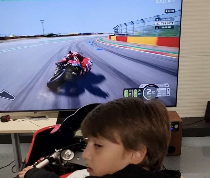 Simulátor závodnej motorky MOTO GP