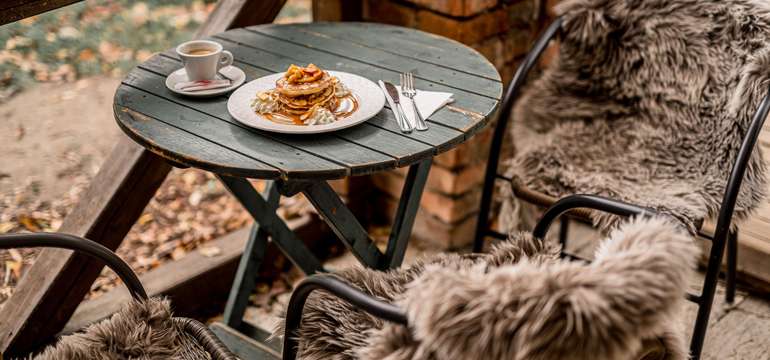 Bistro je súčasťou areálu Anička
