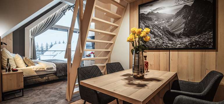 Rodinný mezonetový pokoj v apartmánu Viktória