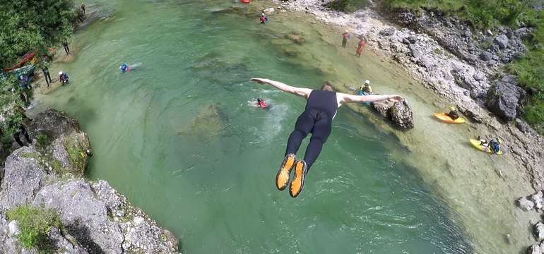 Rafting na rieke Salza v Rakúsku 