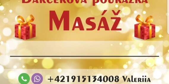 Luxusný relax aj intenzívna starostlivosť tela – vyberte si masáž podľa seba/Bratislava - Staré Mesto