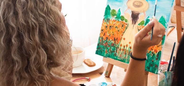 Zážitkový workshop maľovania v Ateliéri LENSY - Košice