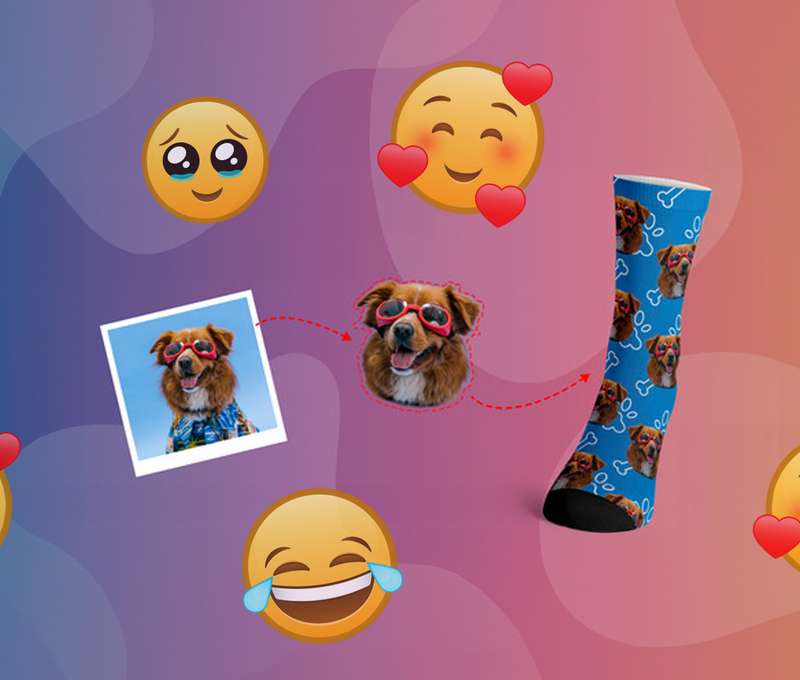 Personalizované ponožky vyrobené a potlačené na Slovensku