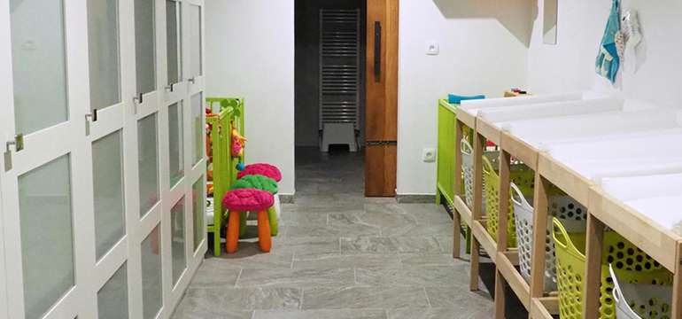 Priestory v Detskom plaveckom centre KORYTNAČKA