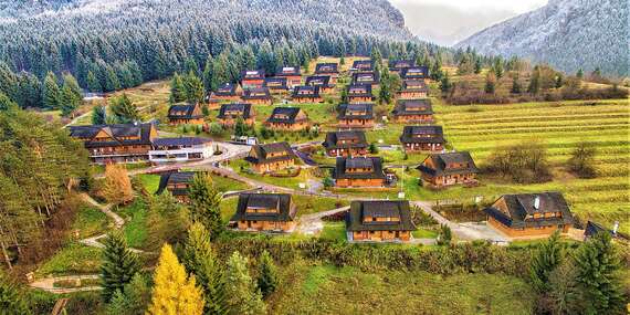 Drevenice Terchová Resort – skvelý oddych uprostred hôr s wellness/Terchová