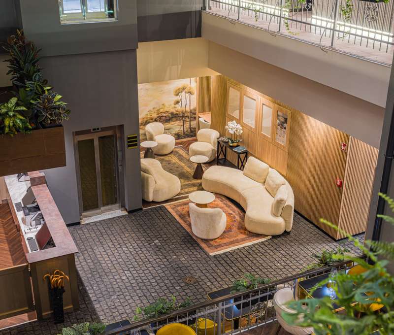 Moderný a štýlový interiér hotela Allora Hotel Budapest 4****
