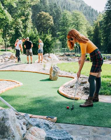 Adventure golf, discgolf, kolobežky, nordic walking - tomu všetkému sa môžete počas pobytu venovať