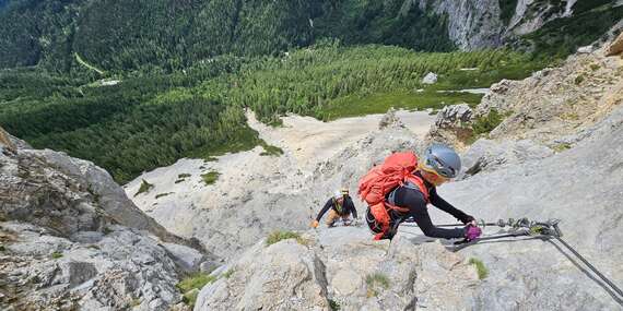 Ferratový kurz v teréne s inštruktorom v rakúskych Alpách pri Viedni (1,5 hod. z Bratislavy)/Rakúsko - Hohe Wand/Preiner Wand