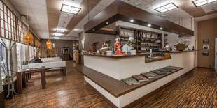 Interiér reštaurácie Việt Phố