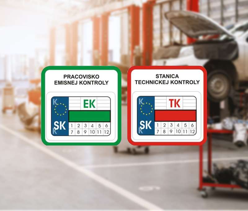 Technická a emisná kontrola osobného, nákladného vozidla alebo motocykla