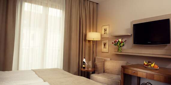 Pobyt v centre Košíc pre dve osoby alebo rodinu s privátnym vstupom do wellness v hoteli Ambassador****/Košice