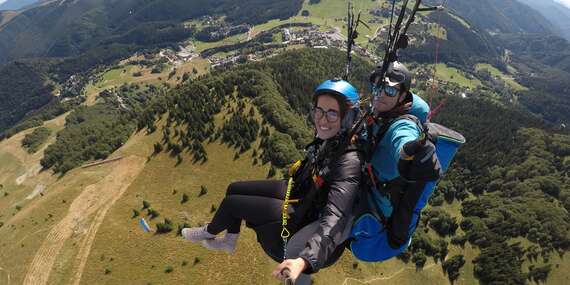 Termický tandemový let ponad Donovaly s profesionálnym inštruktorom/Nová Hoľa - Donovaly